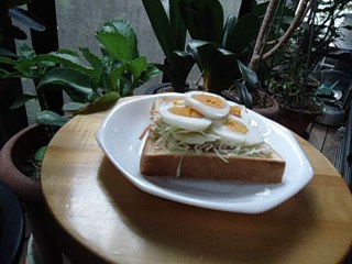Open sandwich  Japanese food オープンサンド