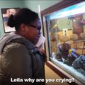 Sous anesthésie elle pense que les poissons se noient dans l'aquarium