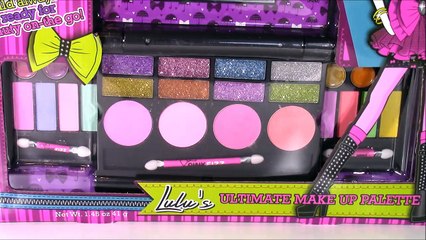 Pink FIZZ LuLus ULTIMATE MAKEUP Palette! Glitter Eyeshadow LIP GLOSS Blush! Beauty Review