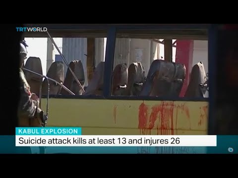Suicide attack kills at least 13 in Kabul, Bilal Sarwary reports