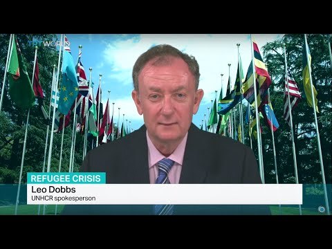 Interview with UNHCR spokesperson Leo Dobbs on rising refugee crisis worldwide