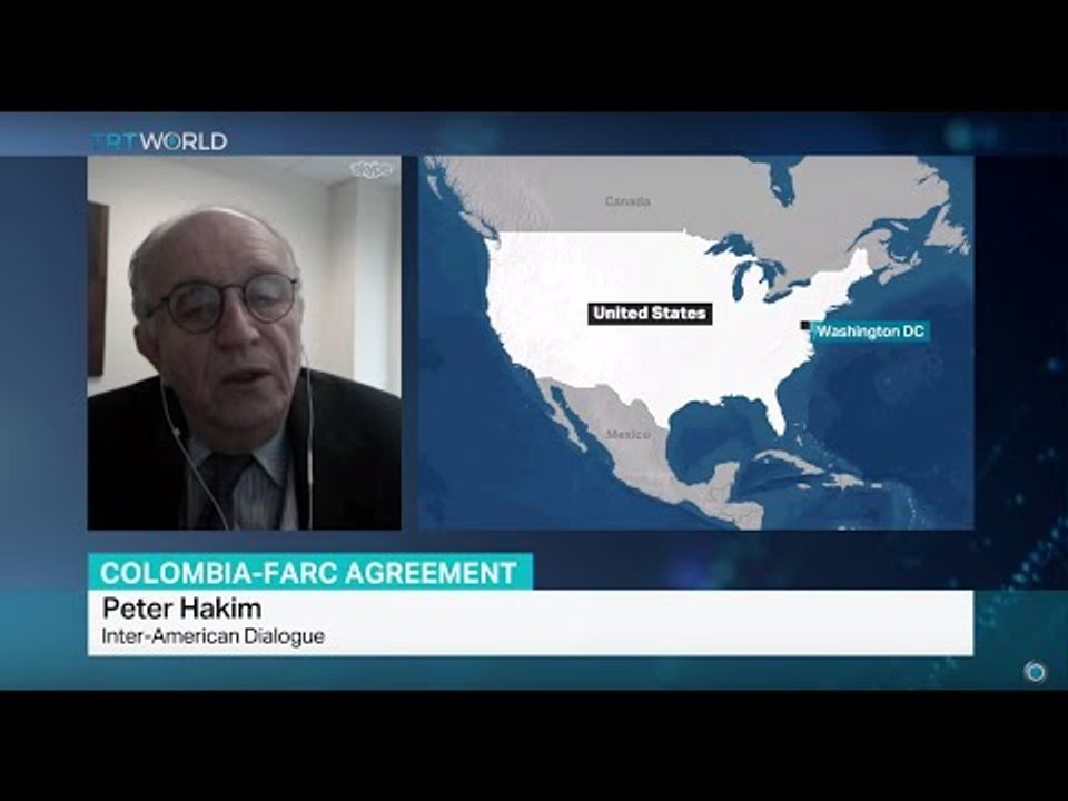 Interview with Peter Hakim from Inter-American Dialogue on Colombia-FARC agreement