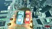 The Leap of Faith Ramp Lightning McQueen VS Dinoco McQueen Disney pixar car by onegamesplus