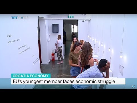 EU's youngest member faces economic struggle, Soraya Lennie reports