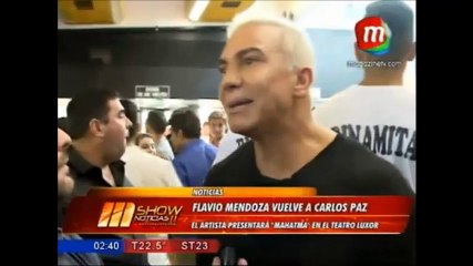 Flavio Mendoza vuelve a Carlos Paz con "Mahatma"