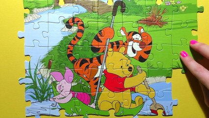 WINNIE-THE-POOH Puzzle Games Rompecabezas Jigsaw Puzzles De Play Kids Toys