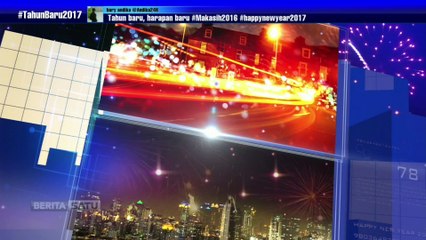 Detik-detik Tahun Baru 2017 di Jakarta