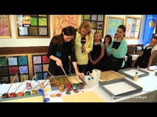 Kosova'da Ebru Sanatı  ve Yunus Emre Enstitüsü Kursları - TRT Avaz