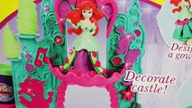 Little Mermaid Play Doh Ariels Undersea Castle with Frozen Elsa and Cinderella Magic Clip Dolls