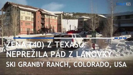 PRI PADE Z LANOVKY ZOMRELA ZENA, DETI SU V NEMOCNICI