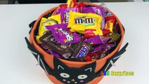 Learn to Count with Candy Skittles M&M Snickers Butterfinger Shopkins Egg Surprise Toys learn col