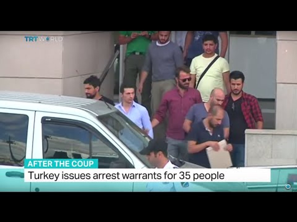 Turkey issues arrest warrants for 35 people