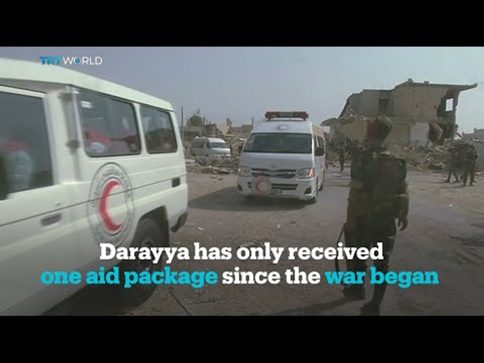 What residents of Syria’s Darayya felt after leaving the city