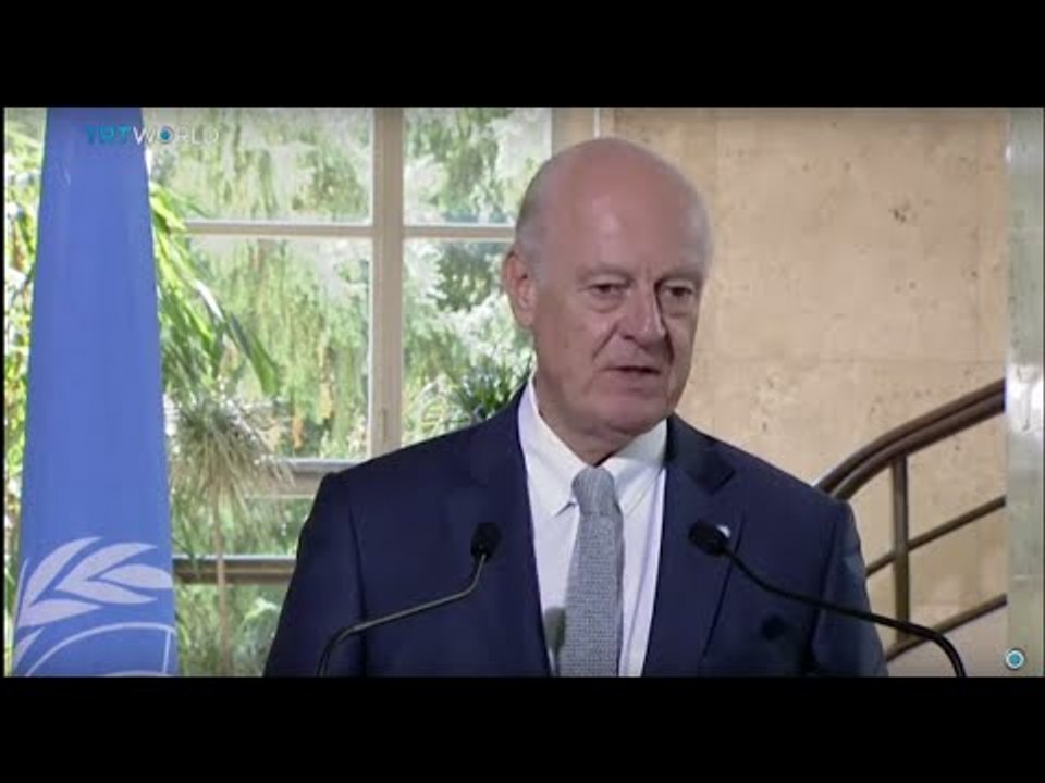 De Mistura and Jan Egeland on the war in Syrian and humanitarian crisis