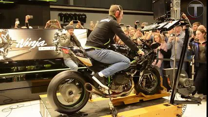 Kawasaki H2R Flame Test