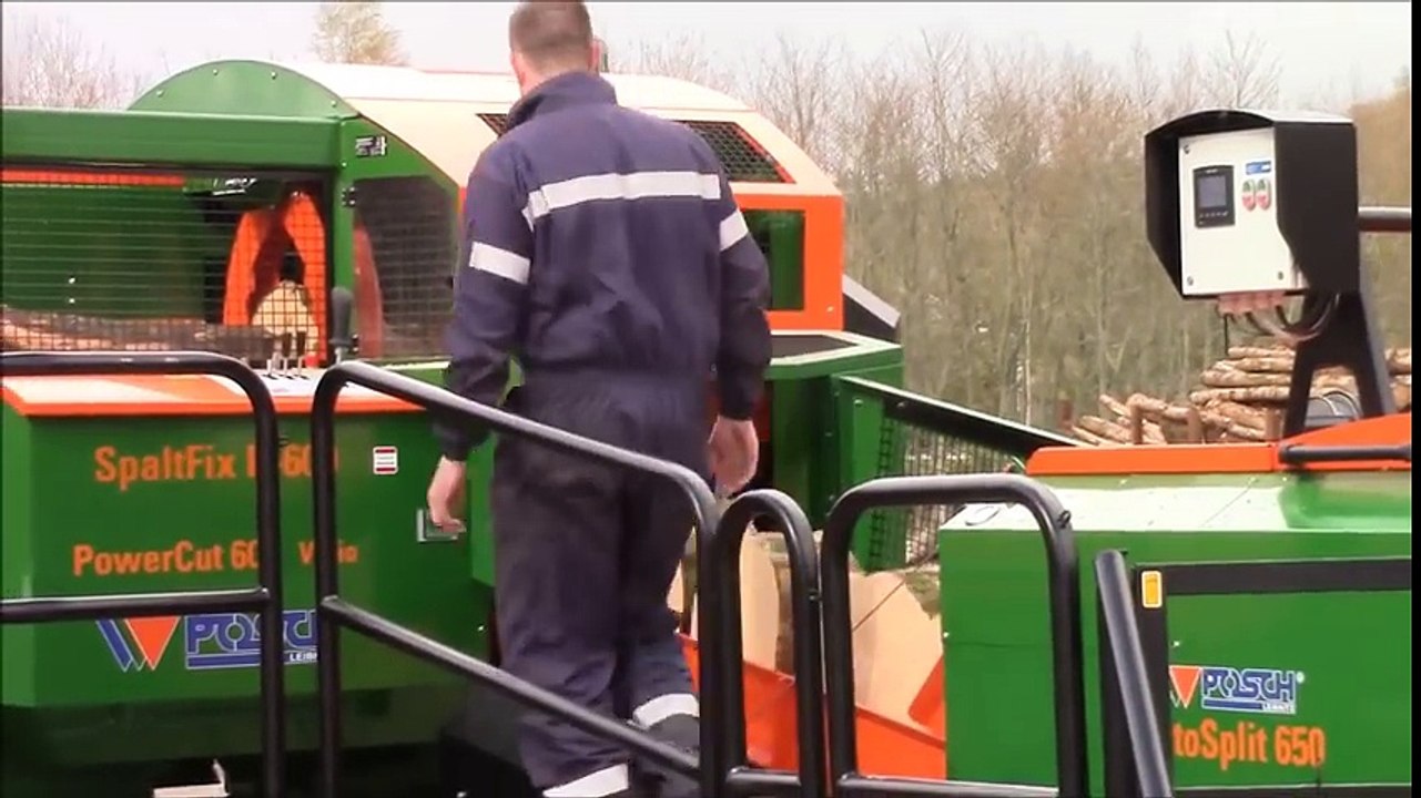 Extreme Firewood Processing Machines in Action  Posch Equipment