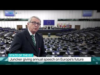 State of the EU: Juncker giving annual leave speech on Europe's future