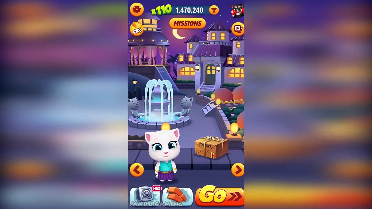 Talking Tom Gold Run / Angelas Night Out / Neon Angela Unlocked!
