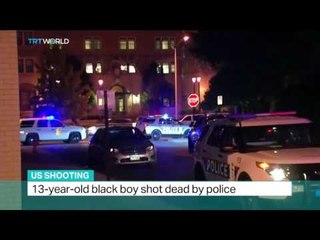13-year-old black boy shot dead by police in the US state of Ohio