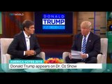 Donald Trump appears on Dr. Oz Show