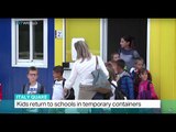 Italy Quake: Kids return to schools in temporary containers