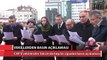 Taksim'de CHP'li vekillerden hep bir ağızdan basın açıklaması
