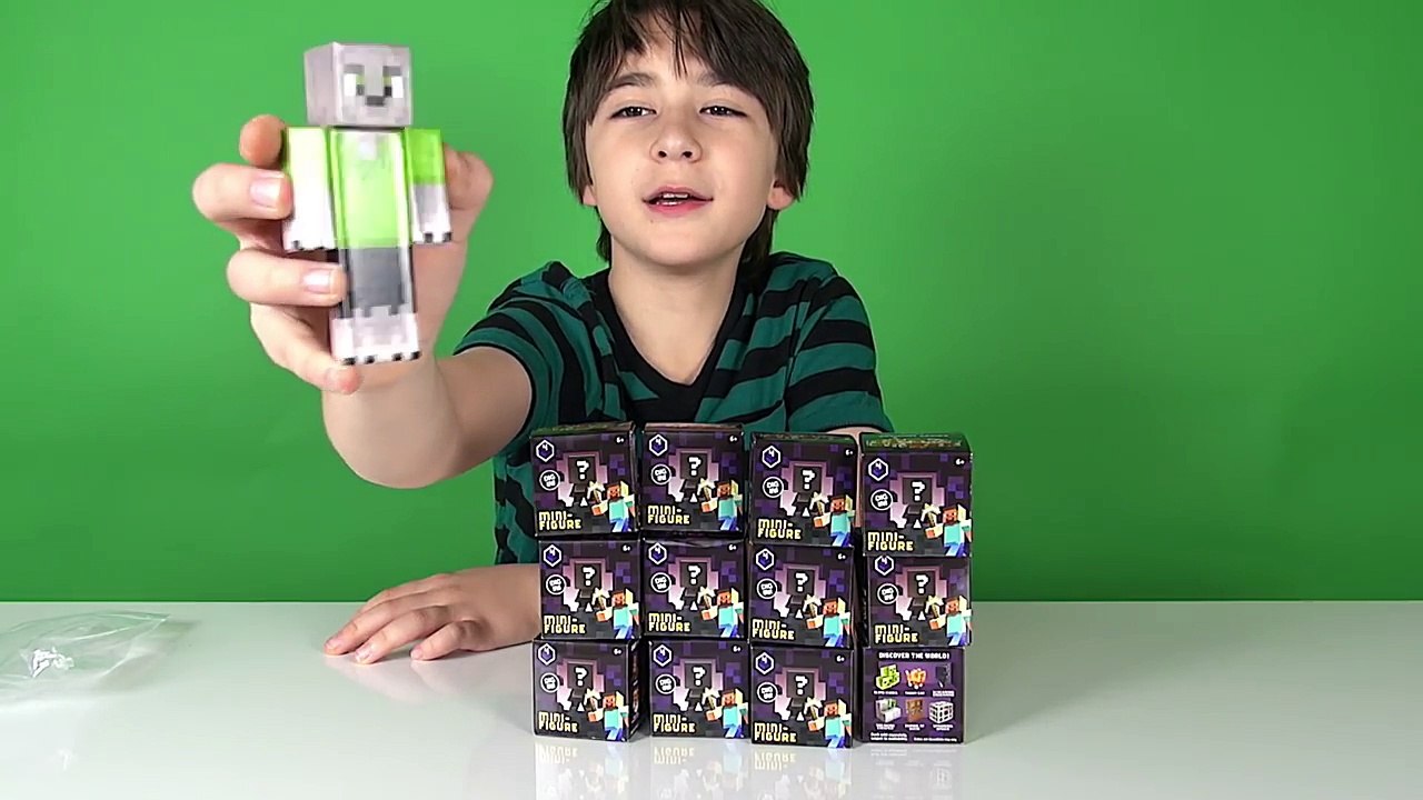 Minecraft Obsidian Series 4 Mini Figure Mystery Boxes- jeffmara minecraft figure toy