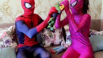 Bad Baby Masha and Spiderman Eat A LOT OF CANDY! Spiderman & Frozen Elsa vs Joker Funny Superheroes