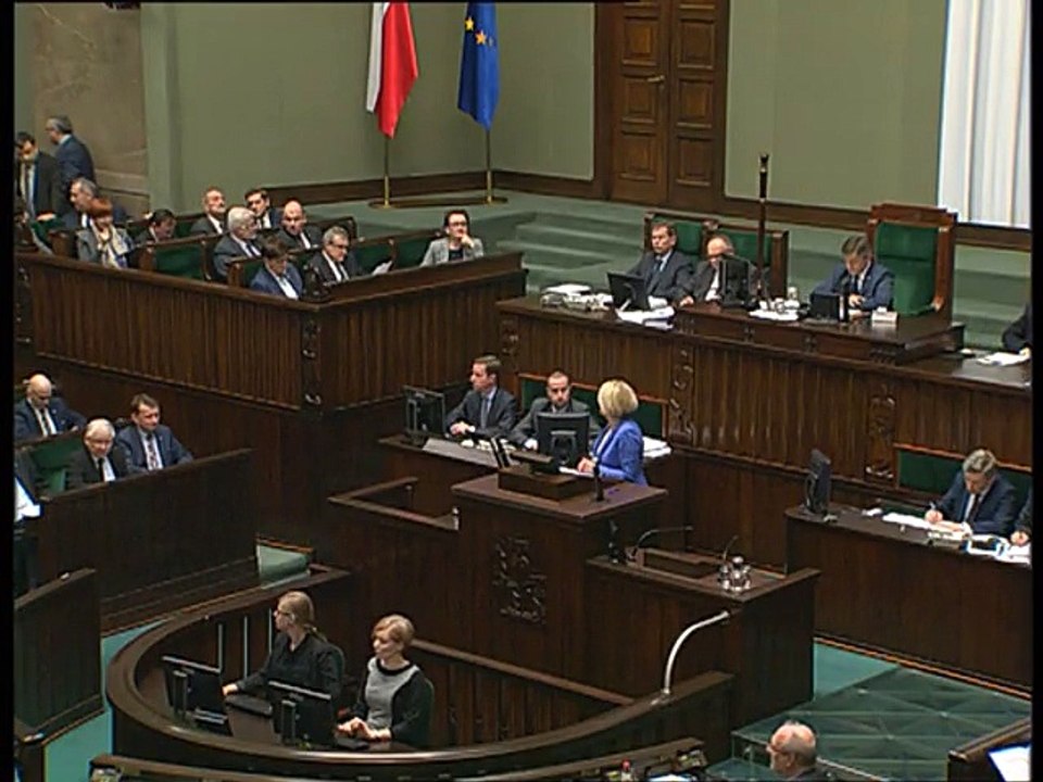 Poseł Marzena Machałek - Wystąpienie z dnia 14 grudnia 2016 roku.