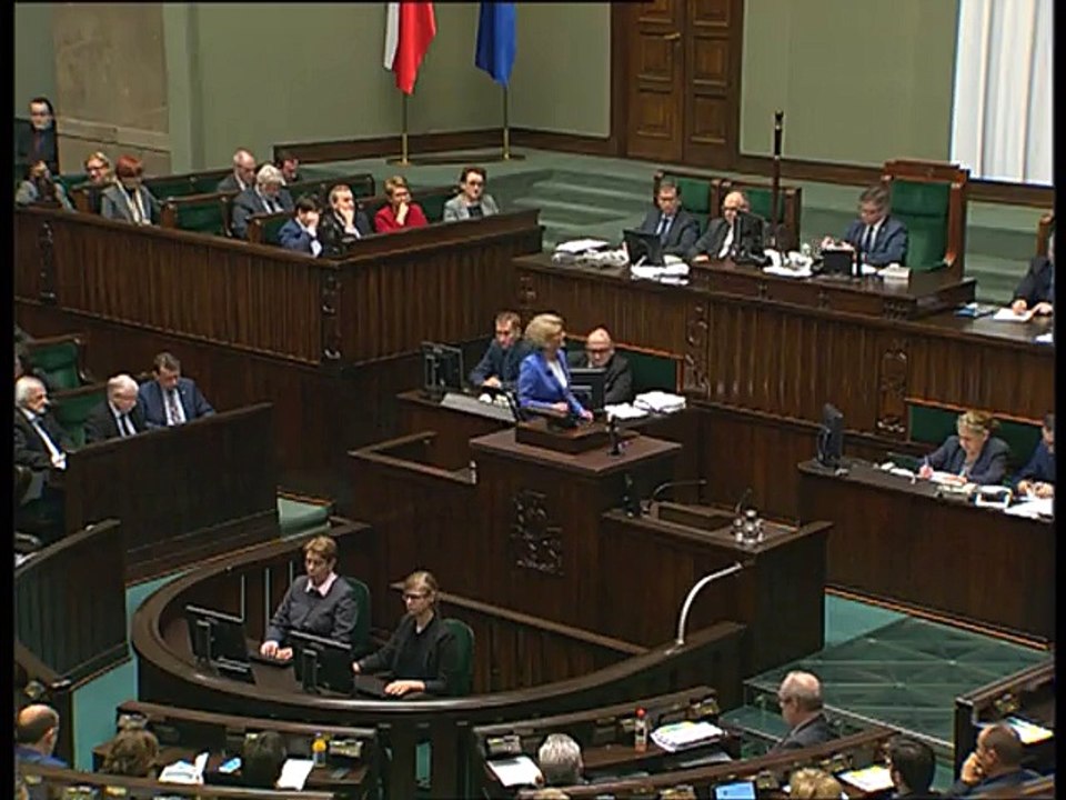 Poseł Marzena Machałek - Wystąpienie z dnia 14 grudnia 2016 roku.