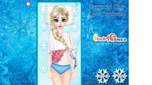 NEW Игры для детей—Disney Принцесса Беременная Эльза спа—мультик для девочек