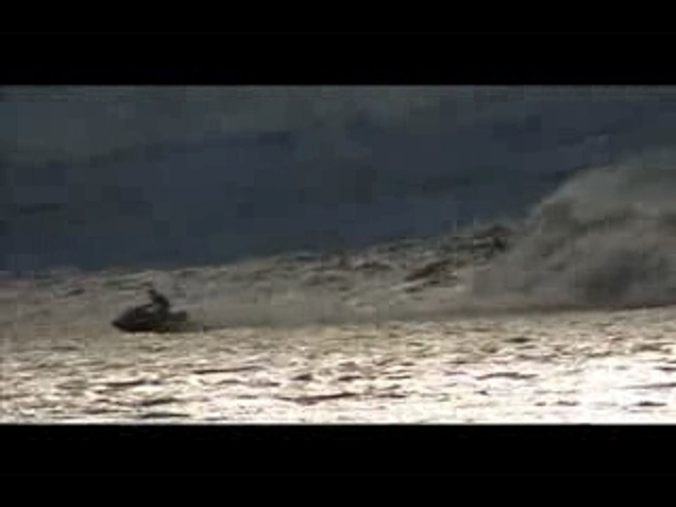 Surf en Alaska - Chute d'un Glacier