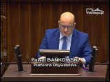 Poseł Paweł Bańkowski - Wystąpienie z dnia 14 grudnia 2016 roku.