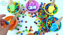Ice Cream Cups Candy Skittles Learn Colors Surprise Toys Monster Truck Hulk Frozen Cars 3 Minions
