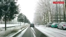 Rennes. De la neige dans les quartiers sud