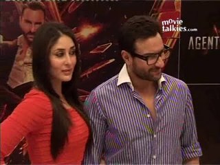 Saif Ali Khan & Kareena Kapoor At 'Agent Vinod' Promotion