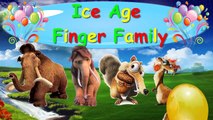 Ice Age Finger Family Song [Balloon] Finger Family Fun | Toy PARODY