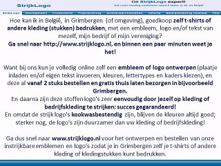 Zelf kleding bedrukken Grimbergen