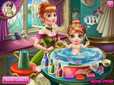 ANNA FROZEN Y SU BEBE! - ANNA FROZENS BABY WASH! - ANNA FROZEN É LAVAGEM DE BEBÊ