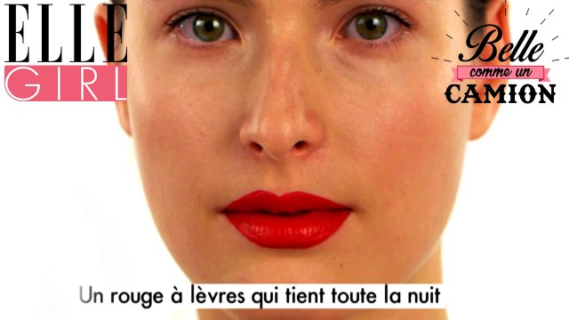 Tuto | Un rouge à lèvres qui tient toute la nuit c'est possible! | Belle Comme Un Camion avec Emilie Albertini, sur ELLE Girl dès le 13.01 !