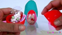 Play Doh Surprise Eggs Hello Kitty Toys - Play Doh Hello Kitty Surprises