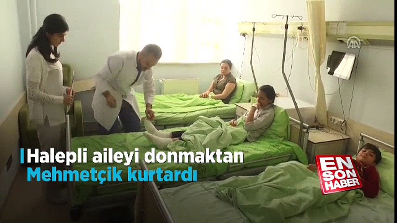 Halepli aileyi donmaktan Mehmetçik kurtardı | En Son Haber