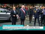 Paris Attacks Anniversary: France commemorates last year's deadly attacks
