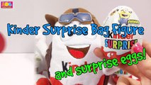 BIG Kinder Surprise Egg Bag Figure & Kinder Surprise Eggs With Lots of Toys Kinder Sorpresa