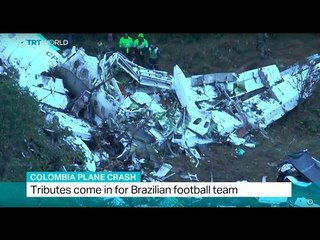 Colombia Plane Crash: Tributes come in for Brazilian football team