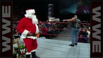 Stone Cold' drops Santa Claus with a