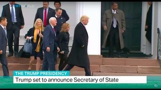 The Trump Presidency: Trump set to announce Secretary of State
