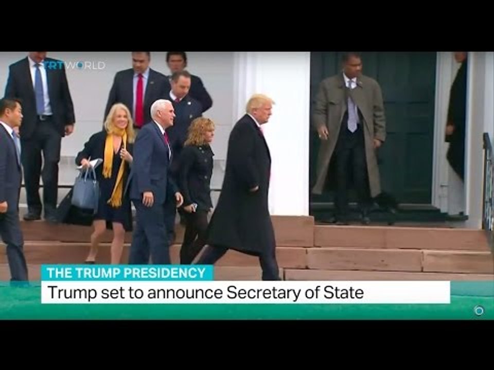 The Trump Presidency: Trump set to announce Secretary of State