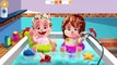 Kindergarten Clean & Care Baby Diaper Change, Bath and Dress Up Fun Kids Games