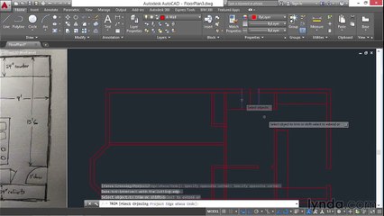 53 Architectural project Cutting openings (AutoCAD 2016 Essential Training)